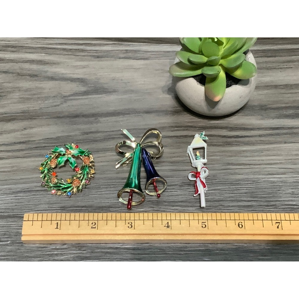 Bundle of 3‎ Christmas Brooches Pins - Picture 3 of 3